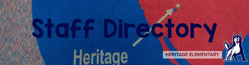 Heritage Staff Directory Heritage Staff Directory